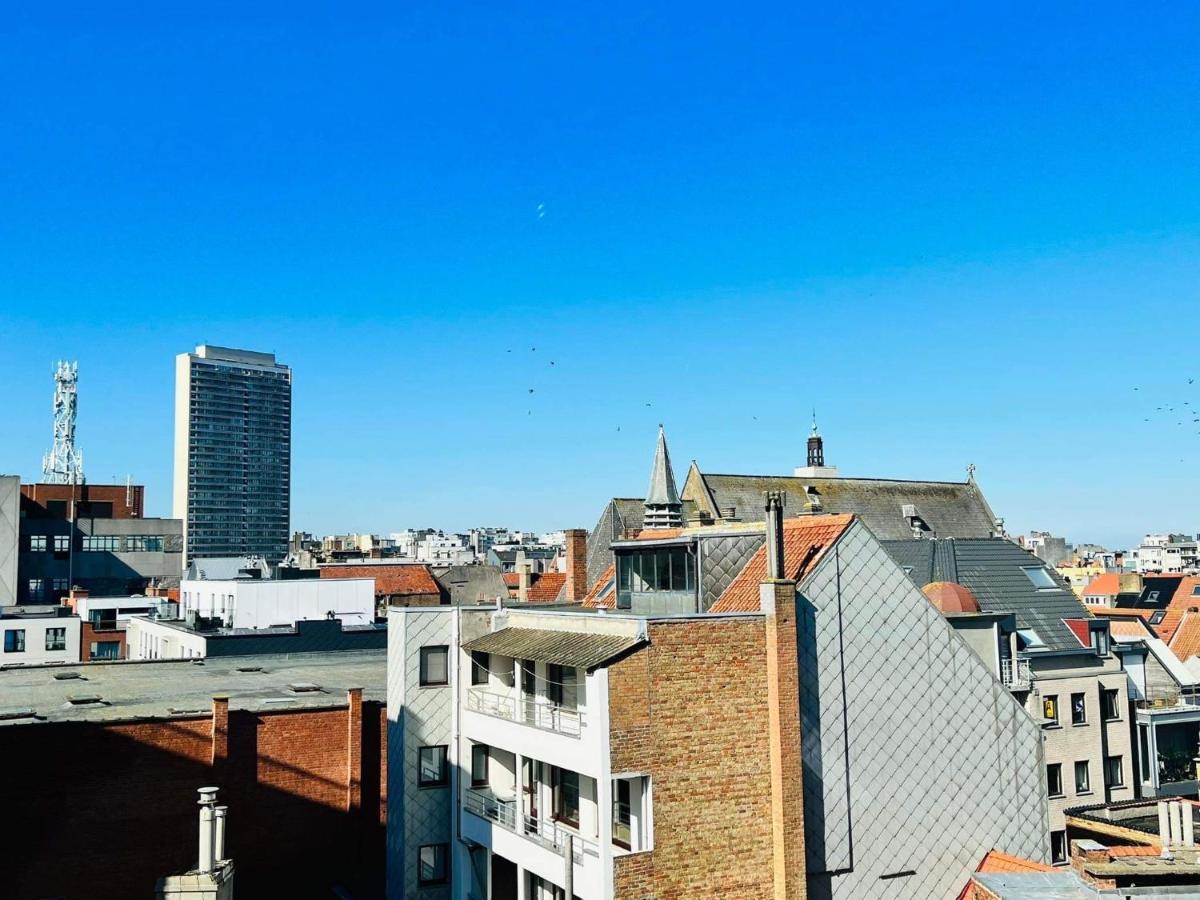 Ostend Center Luxury Top Floor Apartment With Free Parking מראה חיצוני תמונה