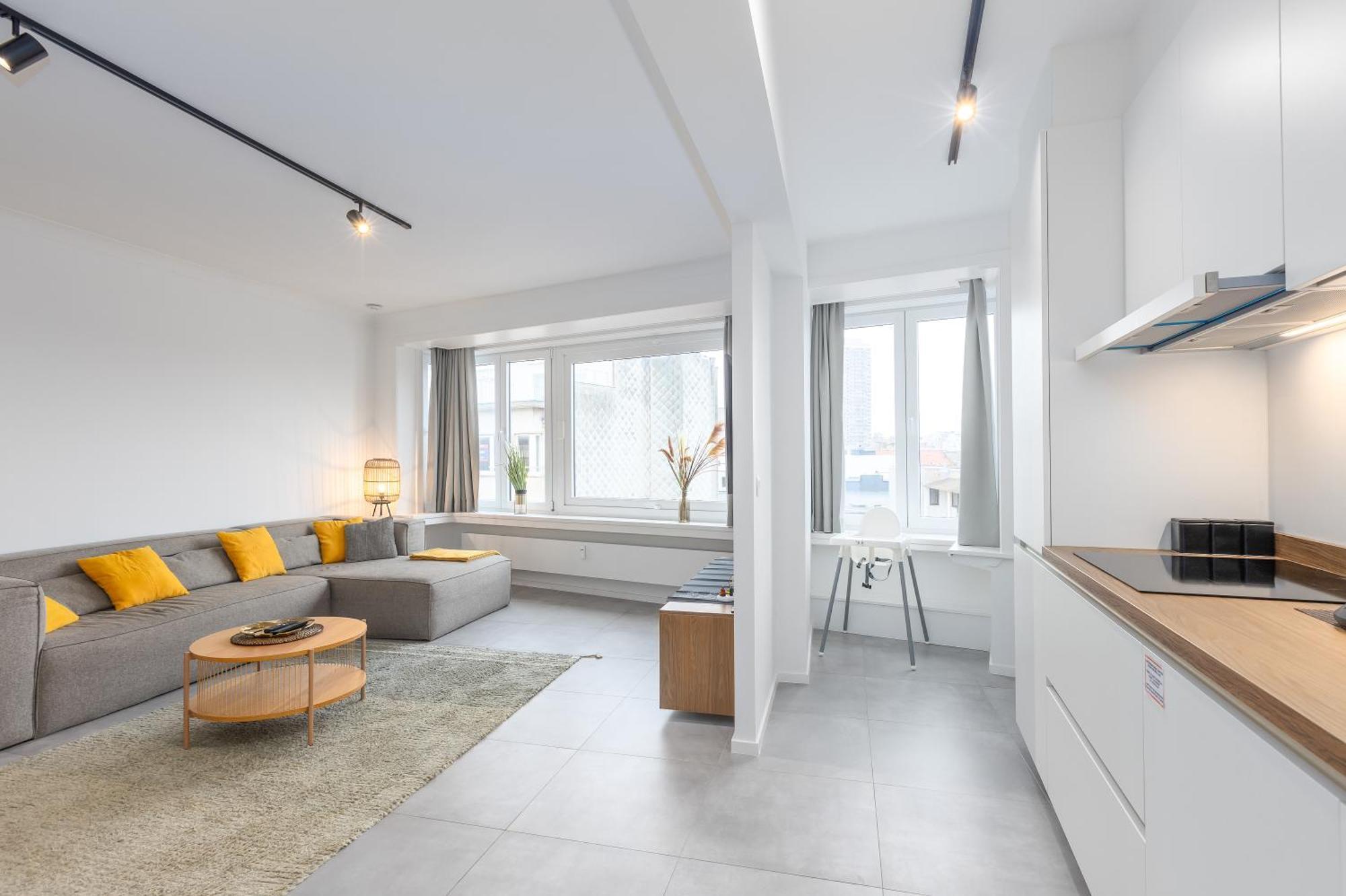 Ostend Center Luxury Top Floor Apartment With Free Parking מראה חיצוני תמונה